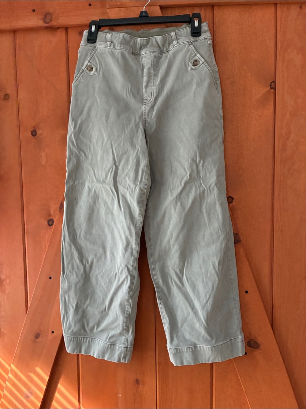 Spanx Women’s Casual Wide-Leg Pants in Light Sage